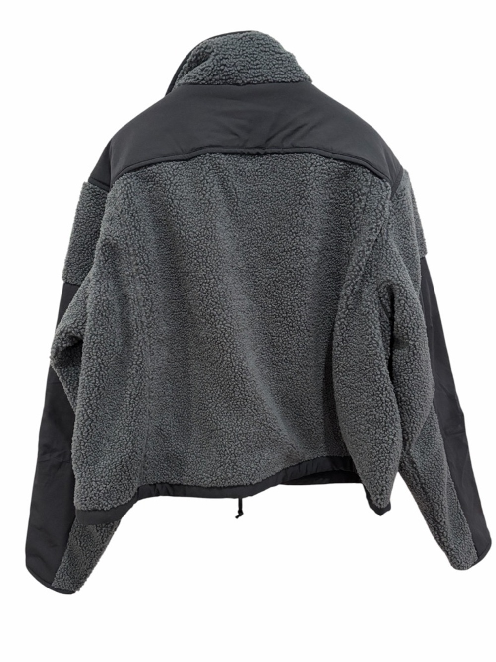 SKIMS NWT Teddy Boxy Zip Up Jacket Ash size XXSmall - Picture 5 of 10